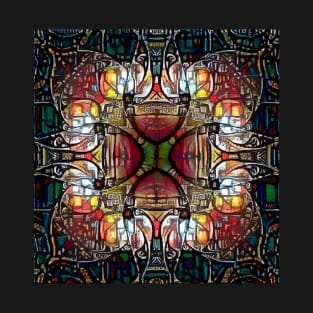 Stained Glass Fractal T-Shirt