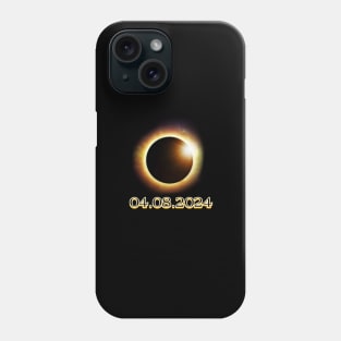 Pennsylvania State Erie PA USA Totality April 8, 2024 Total Solar Eclipse Phone Case