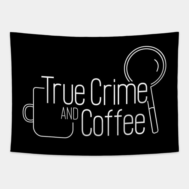 True Crime and Coffee Tapestry by EmilyK