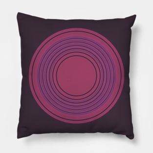 Focused dark retro Pillow