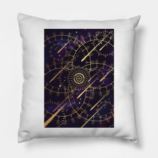 Macrocosmos - FFXIV Astrologian AST inspired artwork Pillow