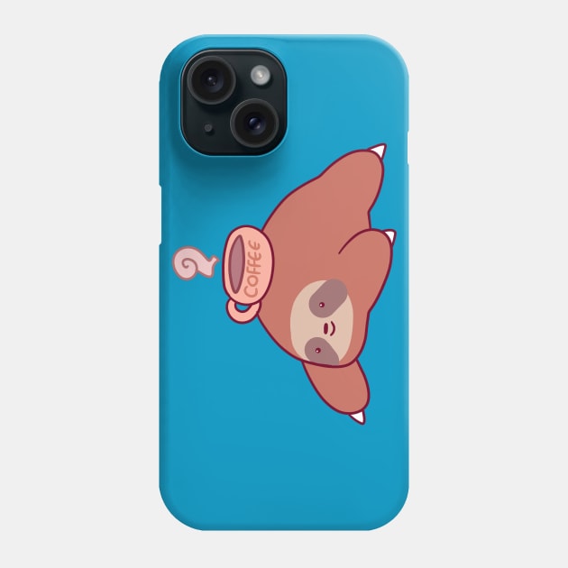 Sloth and Coffee Phone Case by saradaboru