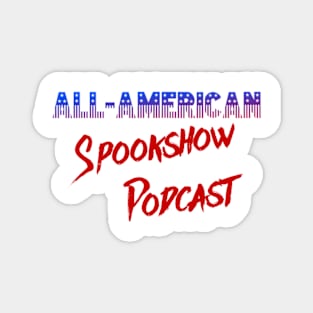All-American Spookshow Podcast Logo 2 Magnet