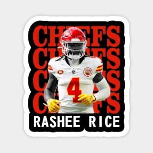 Kansas City Chiefs Rashee Rice 4 Magnet