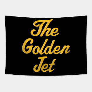 Golden Jet Tapestry