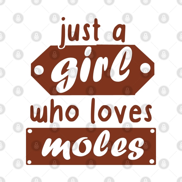 Women cute mole girls garden lovers by FindYourFavouriteDesign