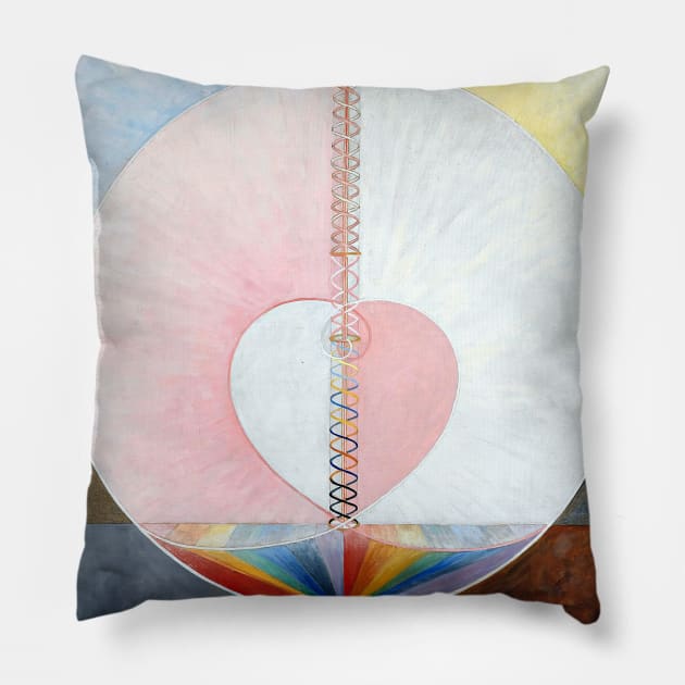 High Resolution Hilma af Klint The Dove No 1 Group Ix 1915 Pillow by tiokvadrat