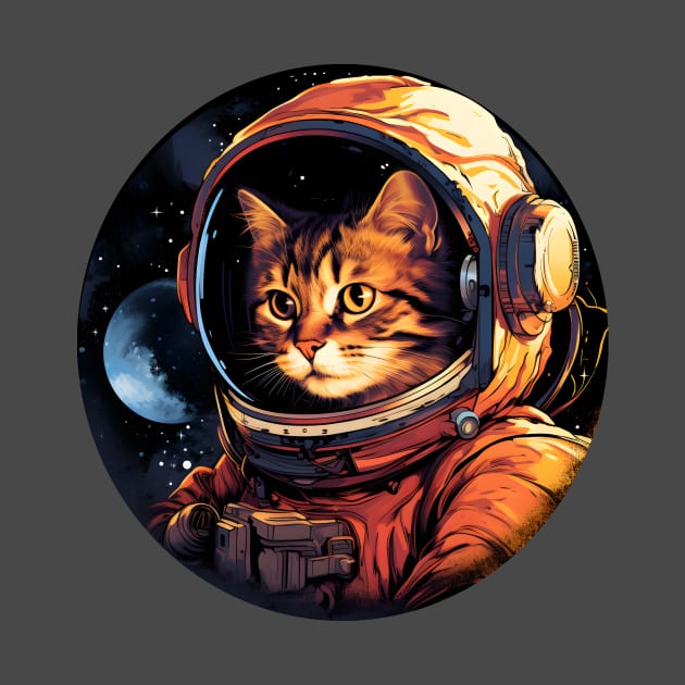 Cat in Spacesuit by UKnowWhoSaid