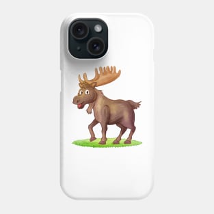 Moose Hand drawn Phone Case