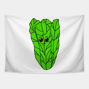 Funny Food Romaine Lettuce Tapestry