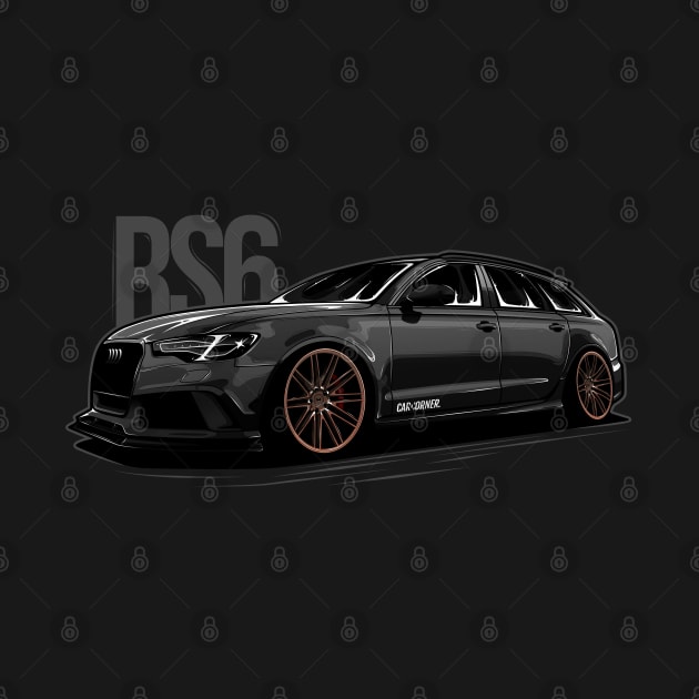 EDM - RS6 - CarCorner by CarCorner - Automotive Artwork