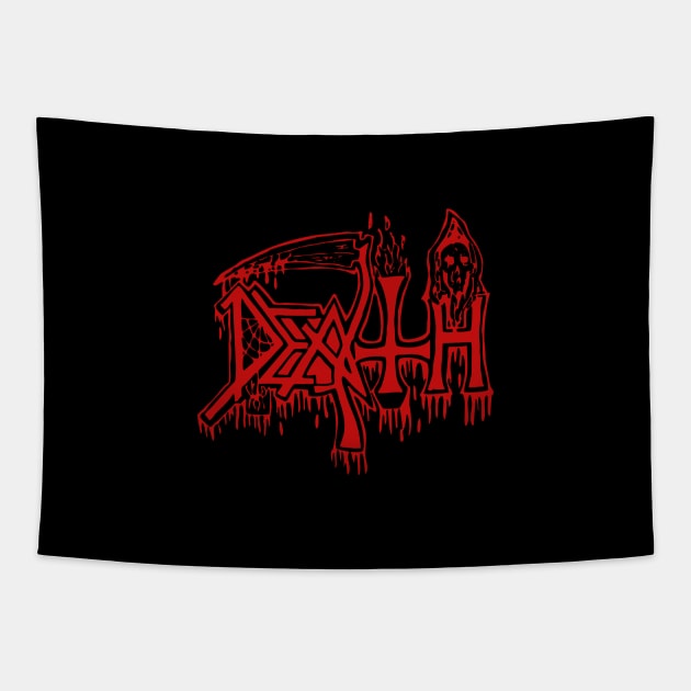 Death metal tapestry top