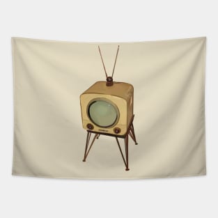 Old fashioned tv Tapestry