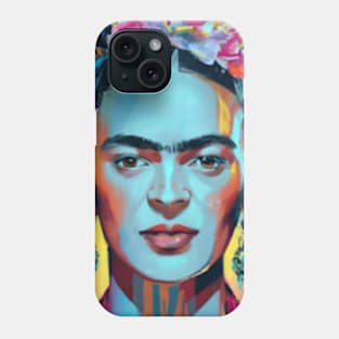 frida kahlo portrait Phone Case