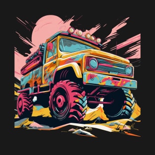 pop art  style 4x4 offroad crawler truck T-Shirt