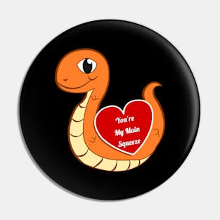 Snake Squeeze Valentine Pin