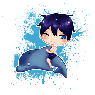 Chibi Haruka Nanase Magnet