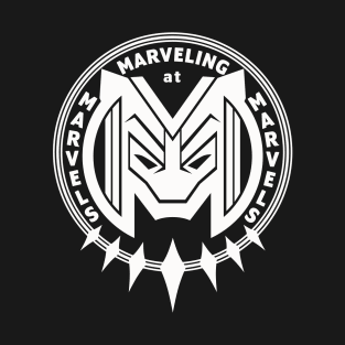 Marveling Logo: Big Cat (white) T-Shirt