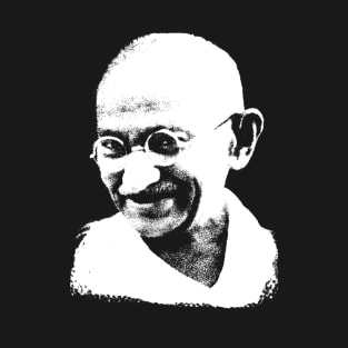 Mahatma Gandhi Portrait Pop Art T-Shirt