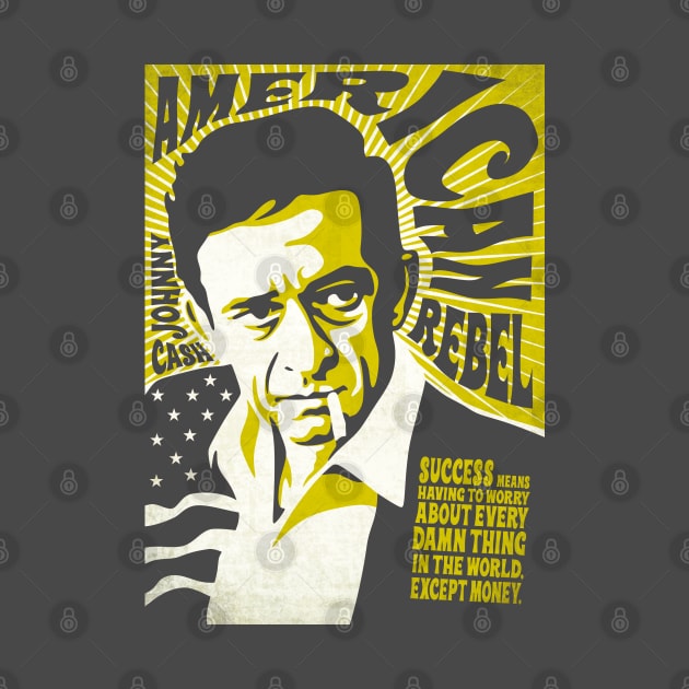 johnny cash vintage by BAJAJU