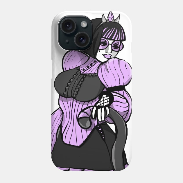 The Reaper Comes, In Pastel Phone Case by PoesUnderstudy