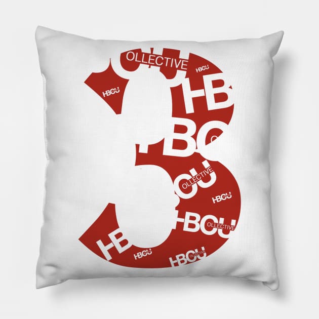 HBCU Collective three year commemorative image Pillow by HBCUCollective