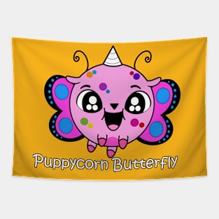 Puppycorn Butterfly Tapestry