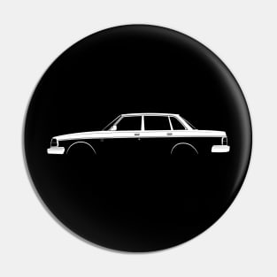 Volvo 240 Silhouette Pin