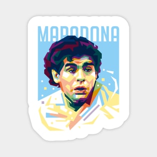 Diego Maradona WPAP Magnet