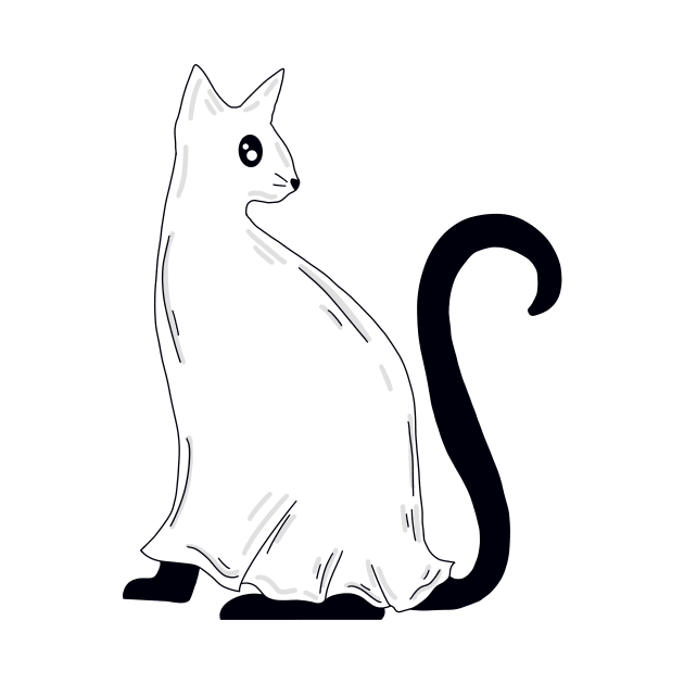 Mystery Ghost Cat by missmann