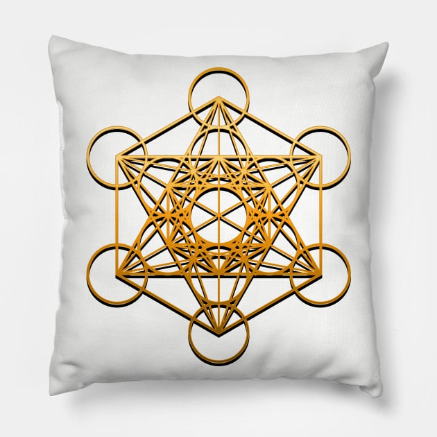 Metatron cube Pillow by Awank.13