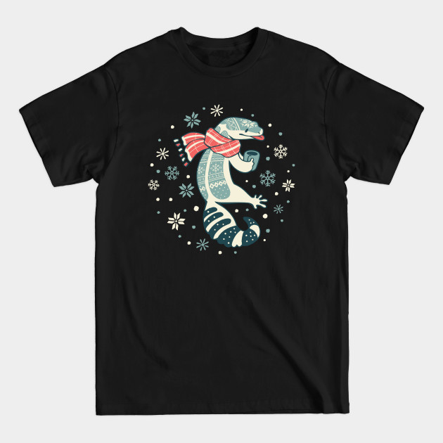 Disover Drank-the-hot-coco-too-fast Gecko - Gecko - T-Shirt