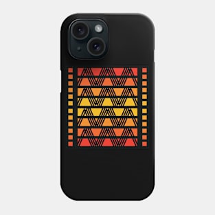 “Dimensional Wavelength” - V.4 Orange - (Geometric Art) (Dimensions) - Doc Labs Phone Case