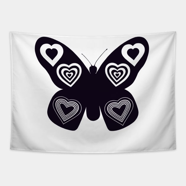 Butterfly Love Tapestry by Vanphirst