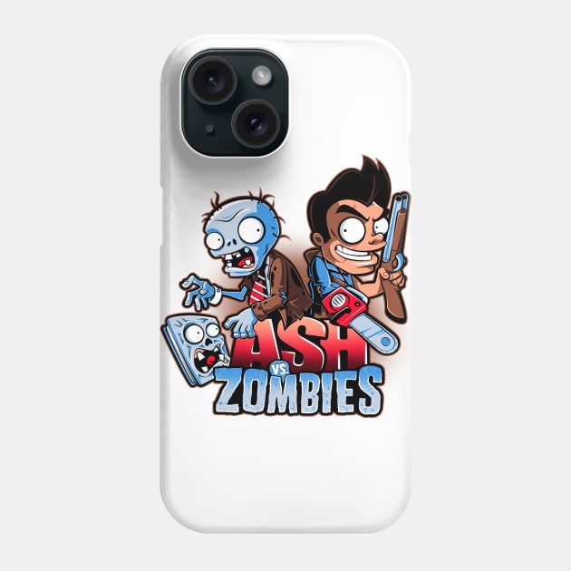 Ash vs Zombies Phone Case by JayHai