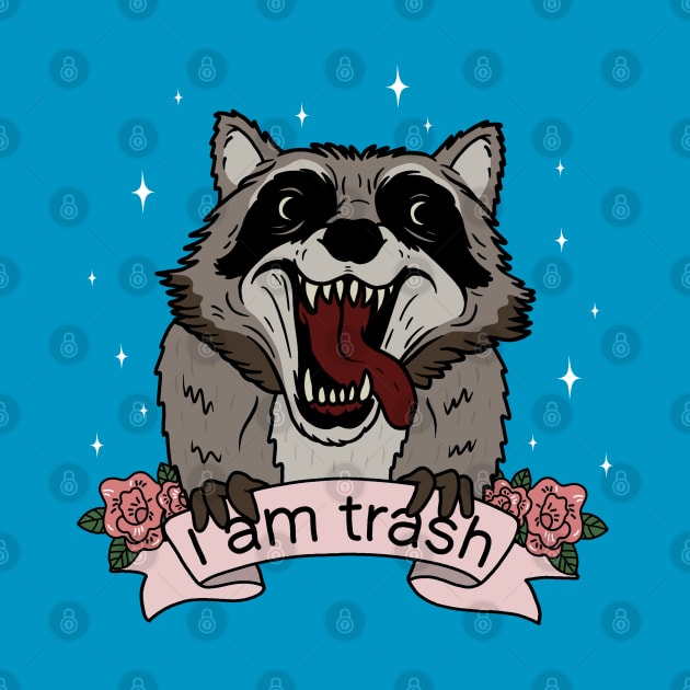 Raccoon - I am trash by valentinahramov