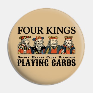 Vintage Character of Playing Cards Pin