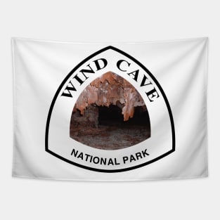 Wind Cave National Park shield Tapestry