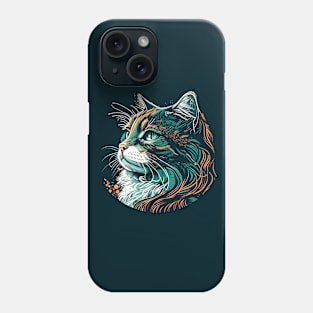 Purrfect Cat Colorful Happy - Love Cats Phone Case