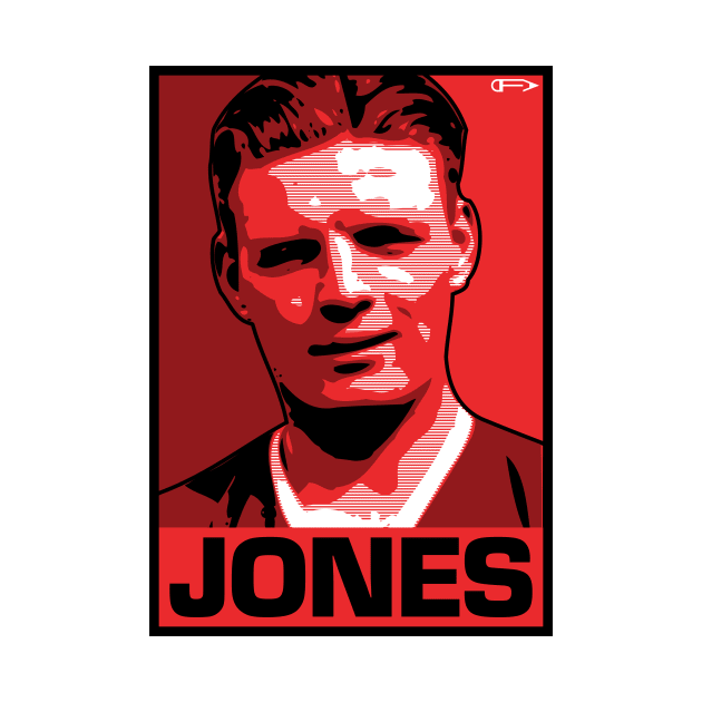 Jones - MUFC by David Foy Art