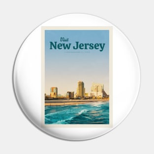 Visit New Jersey Pin