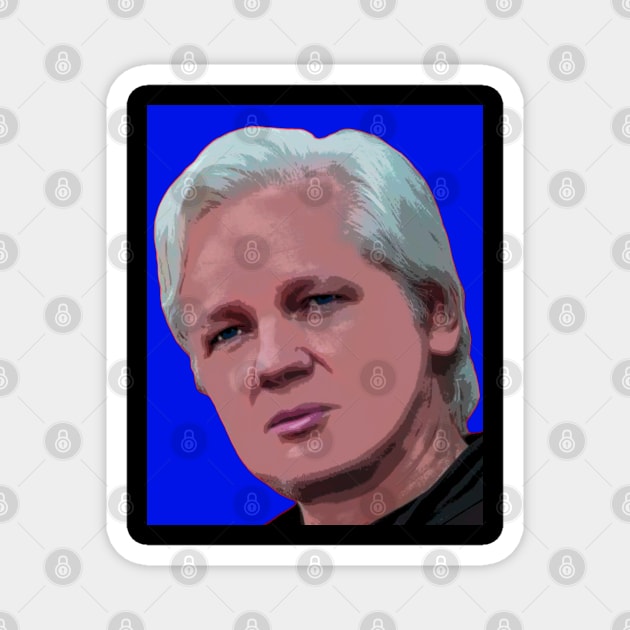 Julian Assange Magnet by oryan80