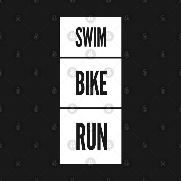 Swim Bike Run Triathlon by DesignsbyZazz