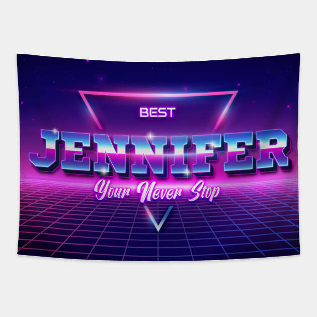 Jennifer Name Tapestry by Tribun Dash