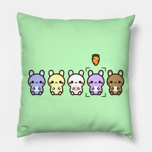 Cute bunnies Pillow