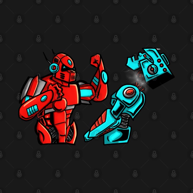 Fighting Robots by Joebarondesign