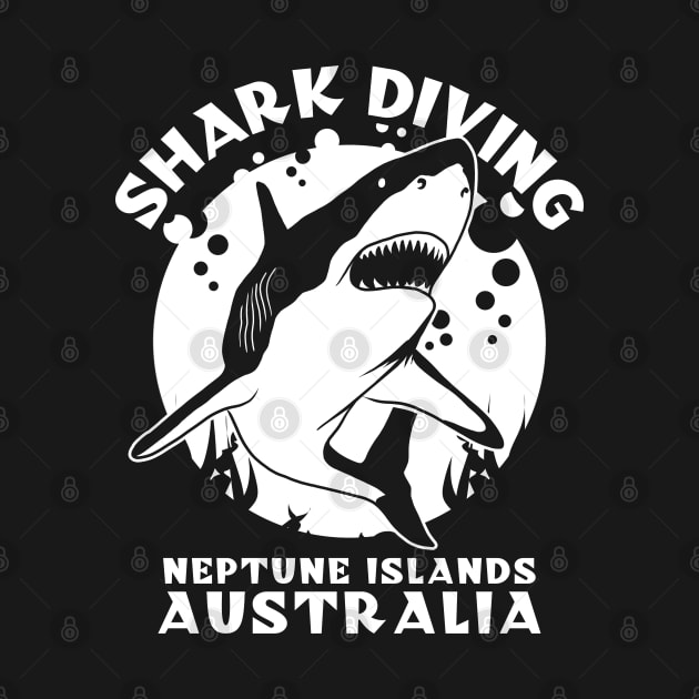 Shark Diving At Neptune Islands Australia by TMBTM