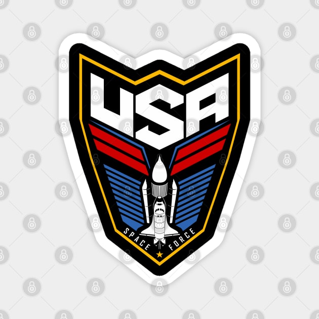 United States Space Force Magnet by monolusi