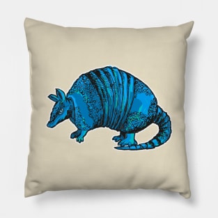 Blue Armadillo Pillow