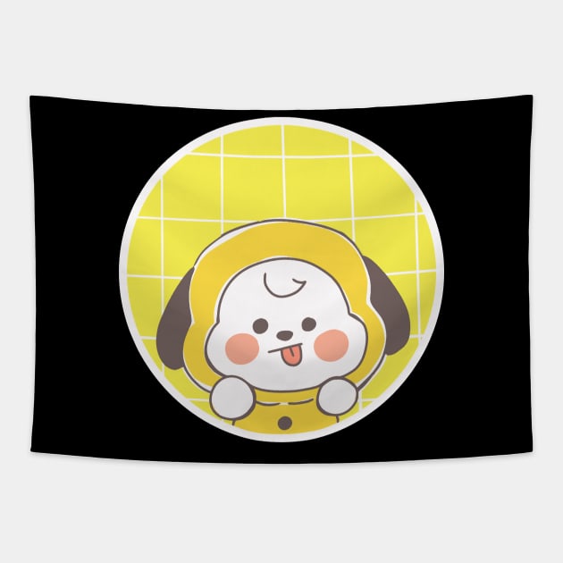 Chimmy bt21 kpop Tapestry by viovi